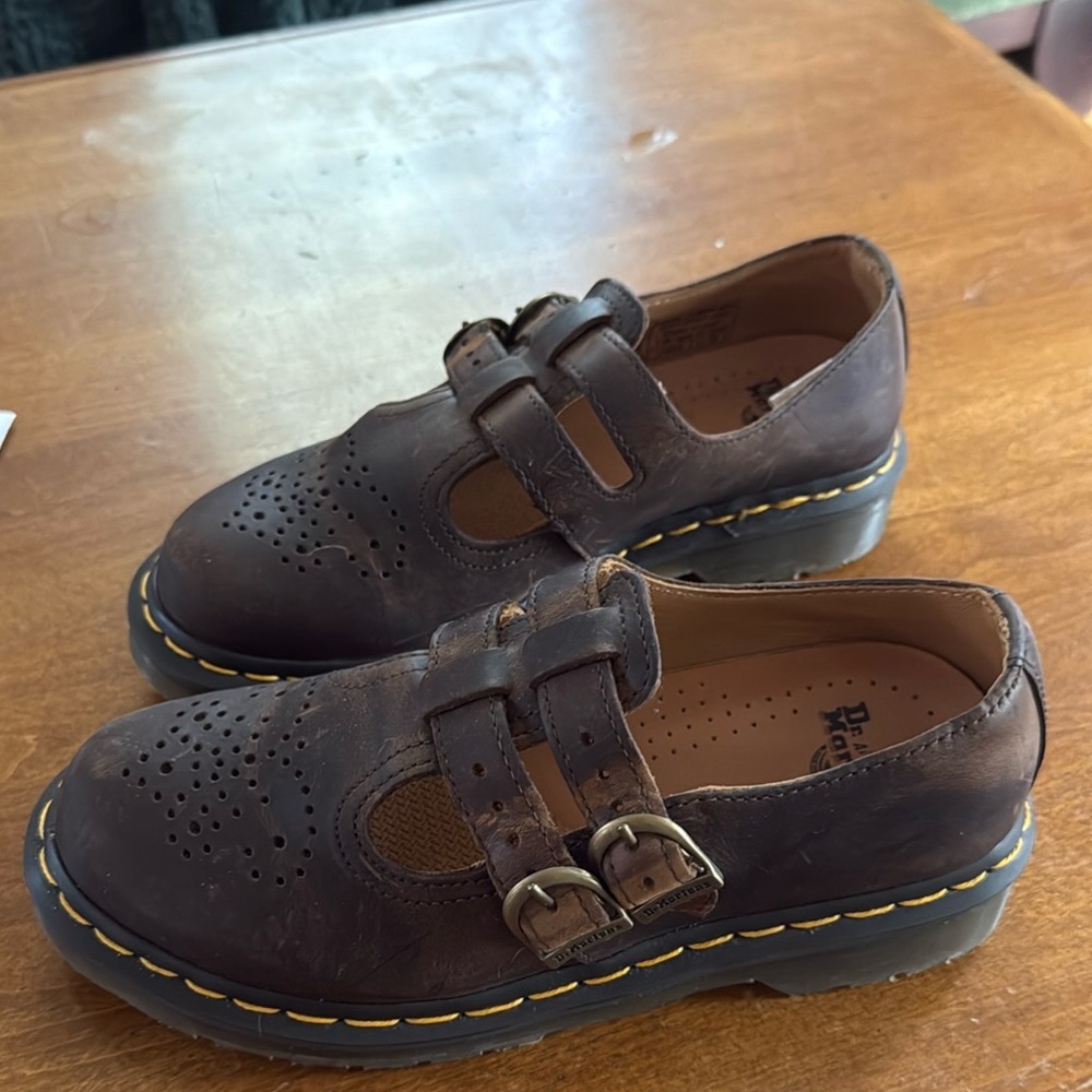 Dr. Martens Brown Leather Shoes